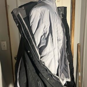 Rothschild Black and White Men's Puffer Jacket